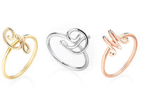 Anello Con Lettera - Letters
