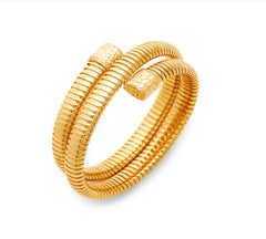 Bracciale Tubogas Croco Doppio