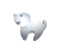 Cane in oro bianco DCHF9187