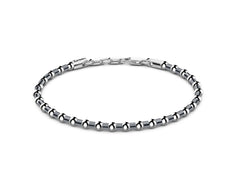 Bracciale Zancan morbido in argento a sfere.