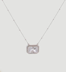 Collana Rue des Mille Donna in Argento Cubic Zirconia