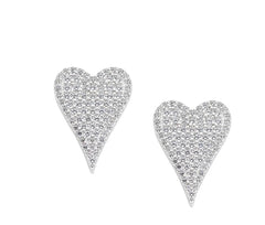 Orecchini Cuore Allungato