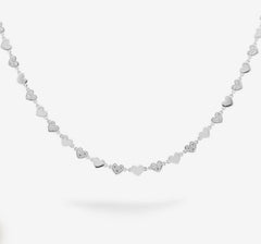 Collana Rue des Mille Donna in Argento Cubic Zirconia