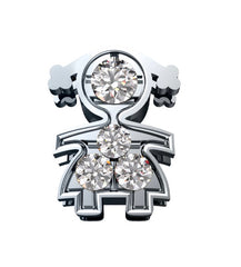 Bimba in oro bianco e diamanti DCHF9160.001