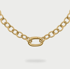 Girocollo Rolò chain Base ovale