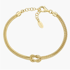 Bracciale Nodo d'Amore Dorato