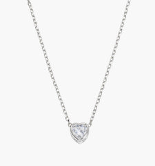 Collana Amore con Solitario a Cuore