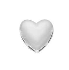 Cuore Bombato in oro bianco DCHF3929