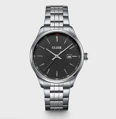 Anthéor Watch Steel Black, Silver Colour