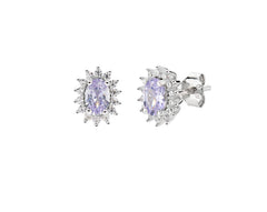 Orecchini Mini Royal Lady con Zircone Lillà