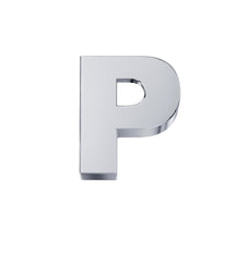 Iniziale P oro bianco DCHFP3320