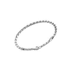 Bracciale Zancan in argento con maglie a coda di volpe