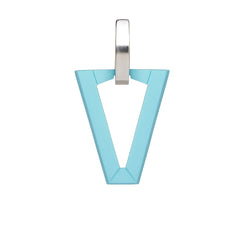 Mono orecchino UALI LIGHT BLUE