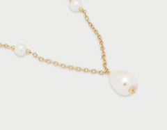 WHITESIDE
Collana lunga con goccia di perla - WHITESIDE