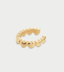 Earcuff RUE DES MILLE I Sogni Son Desideri in argento 925 dorato Cuore