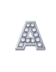 Iniziale A oro bianco e diamanti DCHF3319A.002