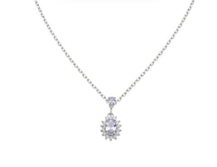 Collana Mini Royal Lady con Zircone Lillà