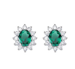 Orecchini Royal Lady Zircone Verde