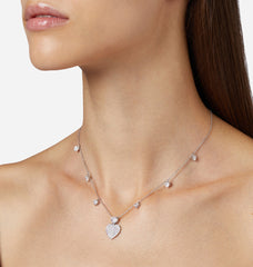 COLLANA CUORI SILVER