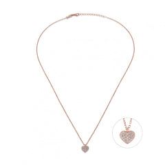 Collana Cuore pave