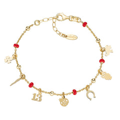 Bracciale Dorato Charm Fortuna