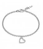 Bracciale cuore diamantissima