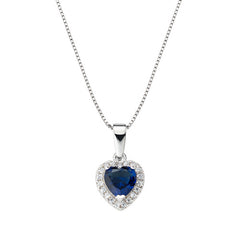 Collana Rodio Cuore dell'Oceano Blu