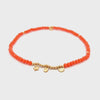 CAVIGLIERA ELASTICA ARANCIONE - ANKLETS MANIA