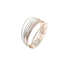 Bracciale DNA argento rose WDNAB571