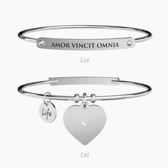 Bracciali Coppia Amore Kidult - Acciaio