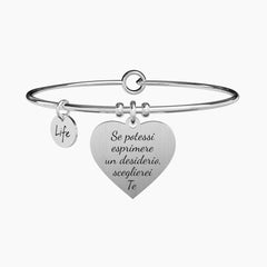 Bracciale Amore Kidult - Acciaio