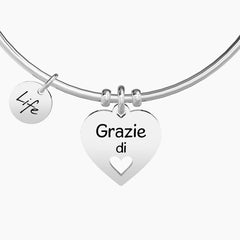 Bracciale Cuore - Grazie 731298