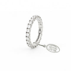 Anello Veretta Maxi in argento bianco 504475-15