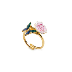 Anello Farfalla/Fiore di pesco
