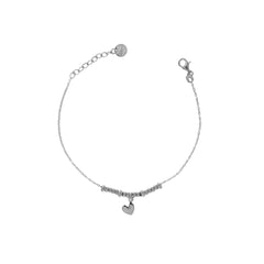 Bracciale cuore catenelle pendenti