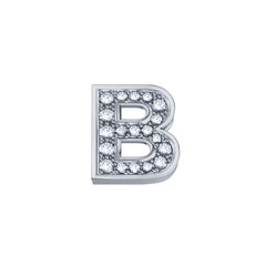 Lettera B Elements Con Diamanti