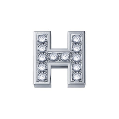 Lettera H Elements Con Diamanti