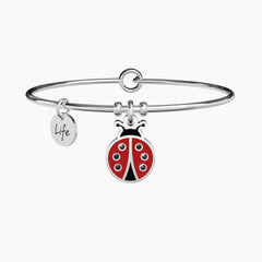 Bracciale Coccinella Kidult - Acciaio