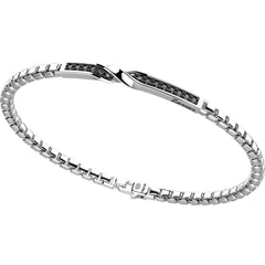 Bracciale Zancan in Argento con Zirconi Neri