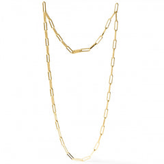 Collana in bronzo dorato