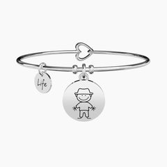 Bracciale Dad Hero Kidult - Acciaio