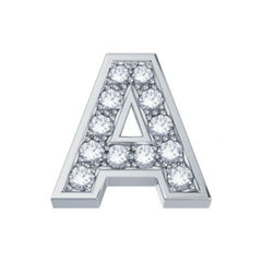 Lettera A Elements Con Diamanti
