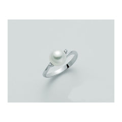 MILUNA Anello donna con perla e diamanti - PLI835