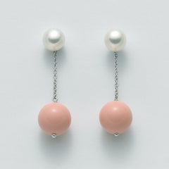 Miluna Orecchini collezione Terra e Mare PER2067 Corallo rosa