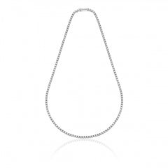 Collana tennis in argento
